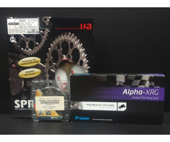Honda CB400SF Revo T-15/T-44 #520 Sprocket Bundle Set 